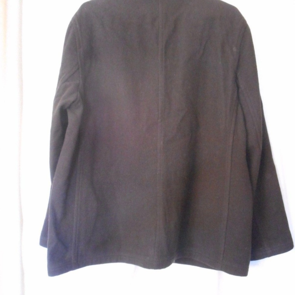 J Crew Size L Brown wool blend blazer jacket coat - Picture 8 of 8